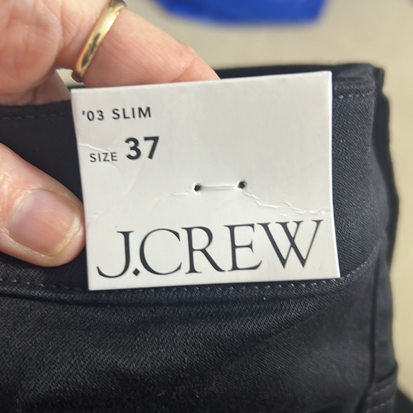 NEW J. Crew Women's Black Slim Classic Mid-Rise Super-Stretch Jeans Size 37 - Picture 7 of 10